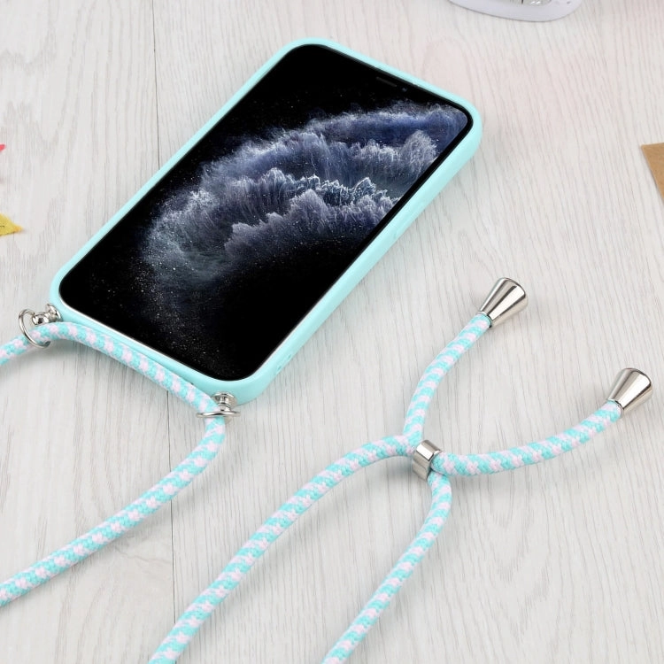 For iPhone 11 Candy Transparent Phone Case with Lanyard