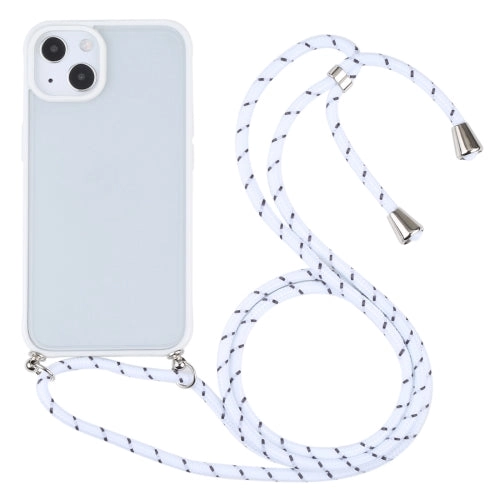 For iPhone 13 Candy Transparent Phone Case with Lanyard