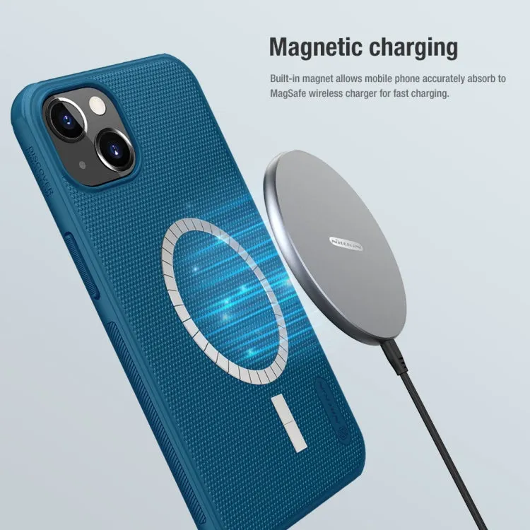 For iPhone 13 NILLKIN Frosted Shield Pro Magnetic Magsafe Phone Case