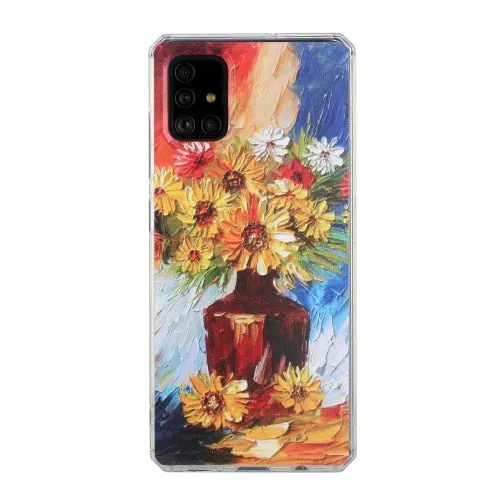 For Samsung Galaxy Note20 Oil Painting Pattern TPU Shockproof