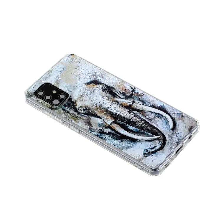 For Samsung Galaxy Note20 Oil Painting Pattern TPU Shockproof
