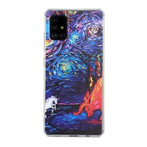 For Samsung Galaxy Note20 Oil Painting Pattern TPU Shockproof