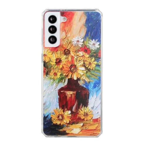 For Samsung Galaxy S21  5G Oil Painting Pattern TPU Shockproof