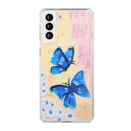 For Samsung Galaxy S21  5G Oil Painting Pattern TPU Shockproof