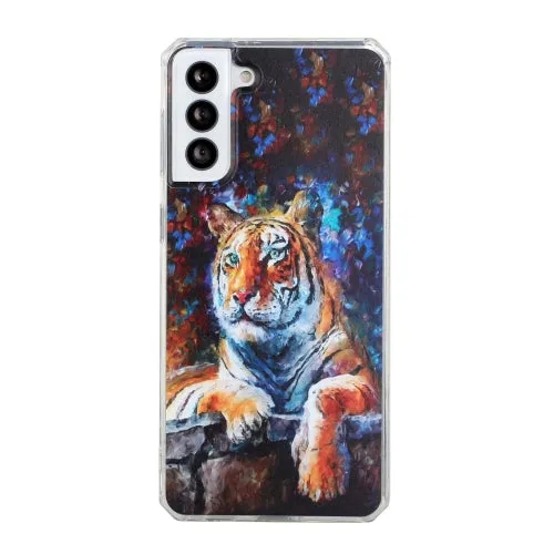 For Samsung Galaxy S21  5G Oil Painting Pattern TPU Shockproof