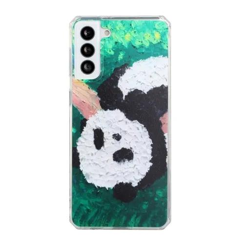 For Samsung Galaxy S21  5G Oil Painting Pattern TPU Shockproof