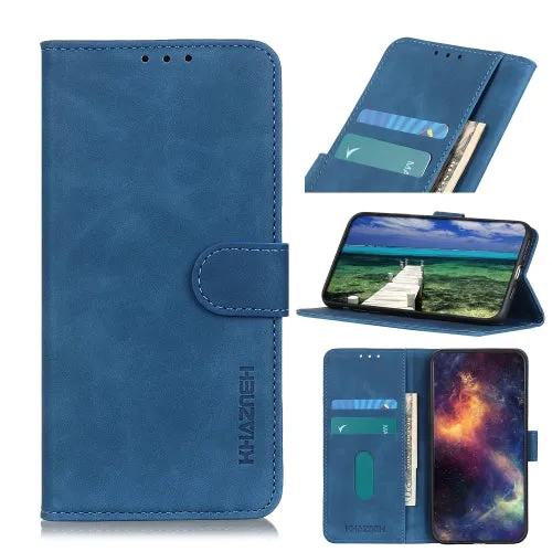 For Samsung Galaxy S22 5G KHAZNEH Retro Texture PU   TPU Horizontal Flip Leather Case with Holder
