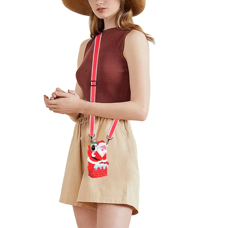 For Xiaomi Mi 11 Christmas Series Silicone Shockproof Case with Neck Lanyard(Santa