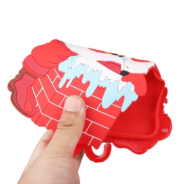 For Xiaomi Mi 11 Christmas Series Silicone Shockproof Case with Neck Lanyard(Santa
