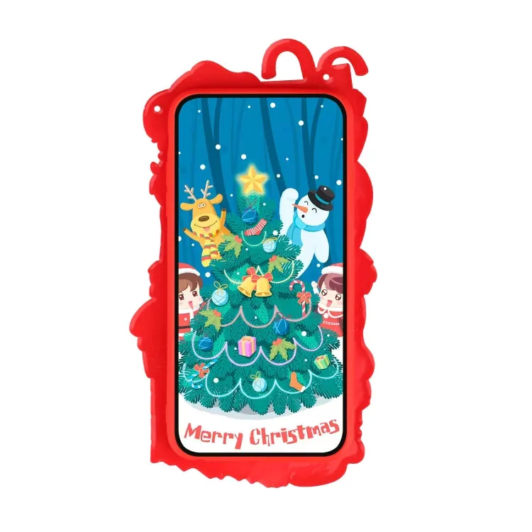 For Xiaomi Mi 11 Christmas Series Silicone Shockproof Case with Neck Lanyard(Santa