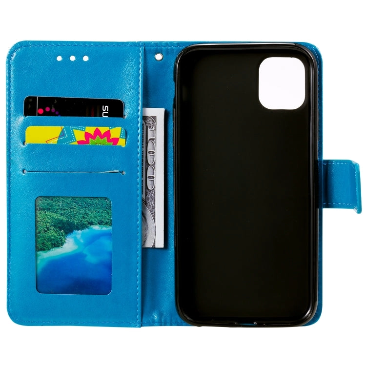 For Xiaomi Mi 11 Embossed Horizontal Flip TPU   PU Leather Case with Holder  Card