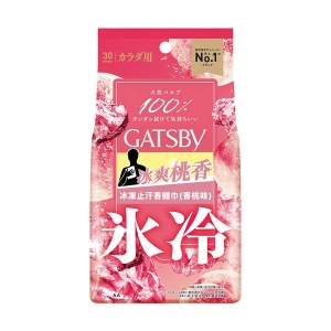 GATSBY GATSBY ICE-TYPE DEO.BDY PAPER (PEACH) GUNDAM 30PCS  (30pcs)