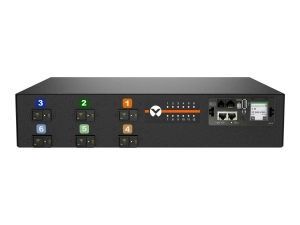 Geist Monitored Outlet Level EC MNR5MDR6-12CF18-6PS15B0H10-S - Power distribution unit (rack-mountable) - AC 200-240 V - 17.2 VP6N62A0