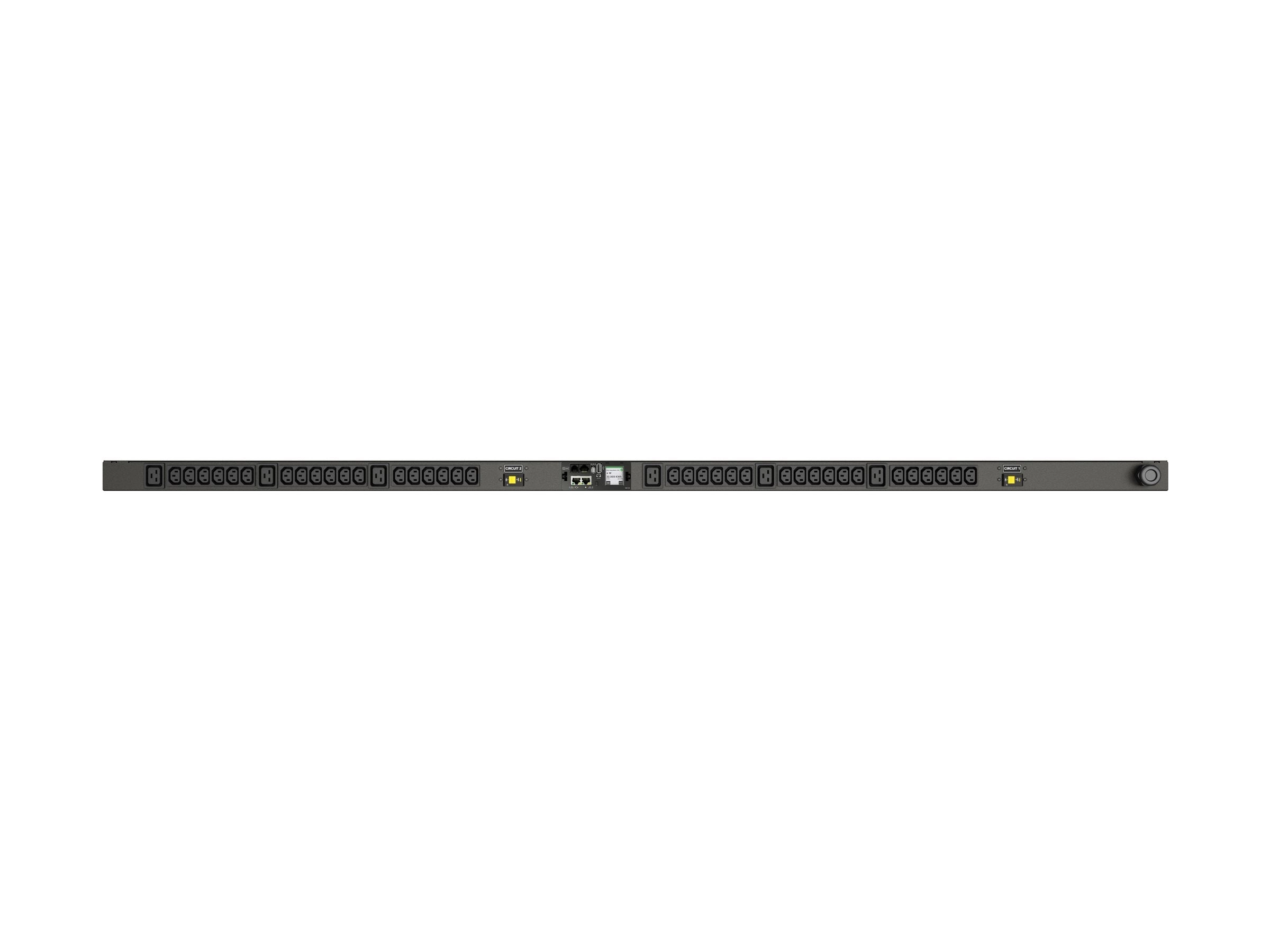 Geist Monitored Unit Level MN05M4W1-42IZ68-3TL6A0A10-S - Power distribution unit (rack-mountable) - AC 208 V - 4.9 kW - RS-232, VP4N30AQ