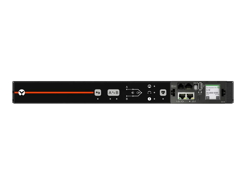Geist Rack Transfer Switch Switched Outlet Level Monitoring ANU5M1R5-06S203-2ST5ST5A011-D - Power distribution unit (rack-mountable) VA7N21A0
