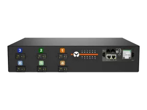 Geist Switched Outlet Level Monitoring MNU5MDR6-12CF18-5CS15A0H10-S - Power distribution unit (rack-mountable) - AC 200-240 V VP7N52A0
