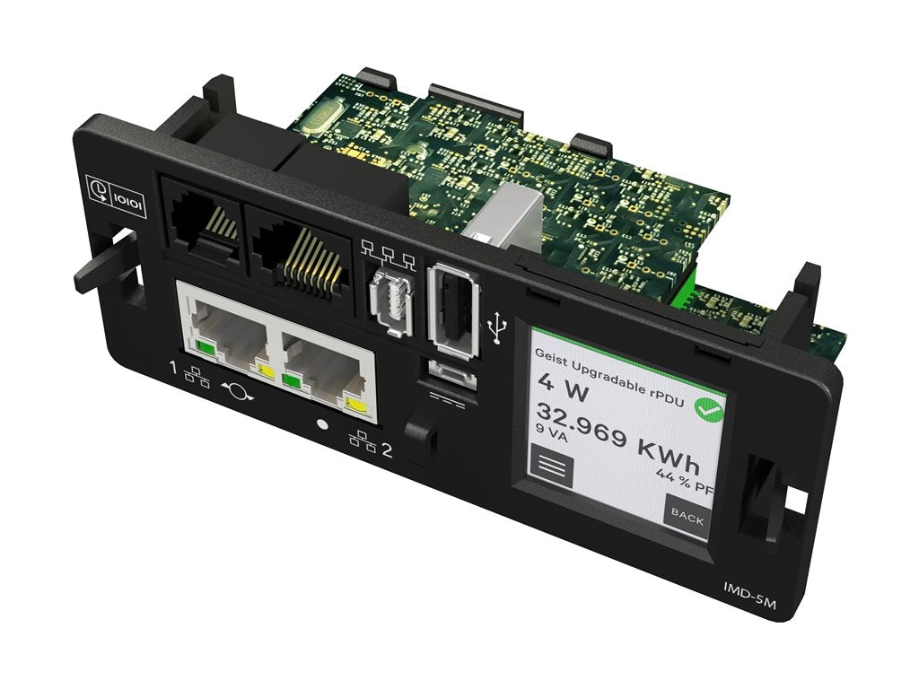 Geist Switched Unit Level Monitoring EC MNS5M1R5-12S203-2TL5A0H10-S - Power distribution unit (rack-mountable) - AC 120 V - 1.9 VP5N21A1