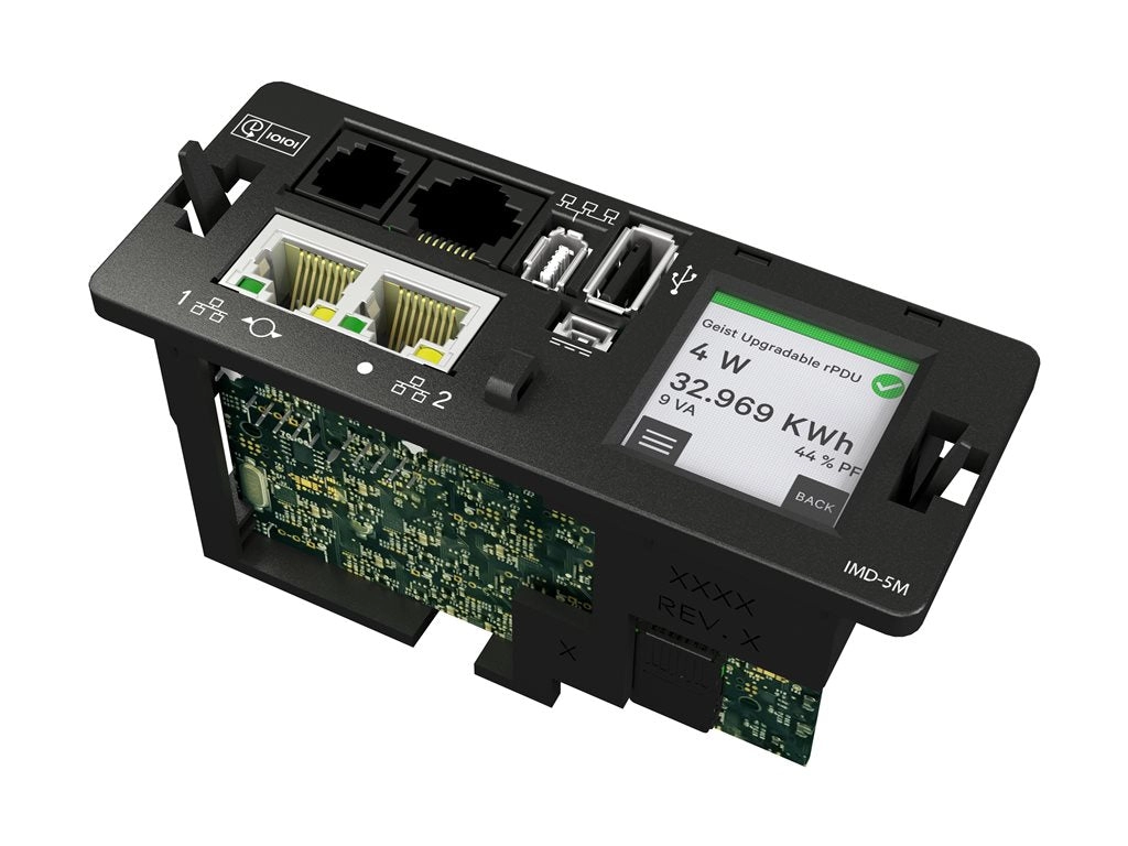 Geist Switched Unit Level Monitoring EC MNS5M1R5-12S203-2TL5A0H10-S - Power distribution unit (rack-mountable) - AC 120 V - 1.9 VP5N21A1