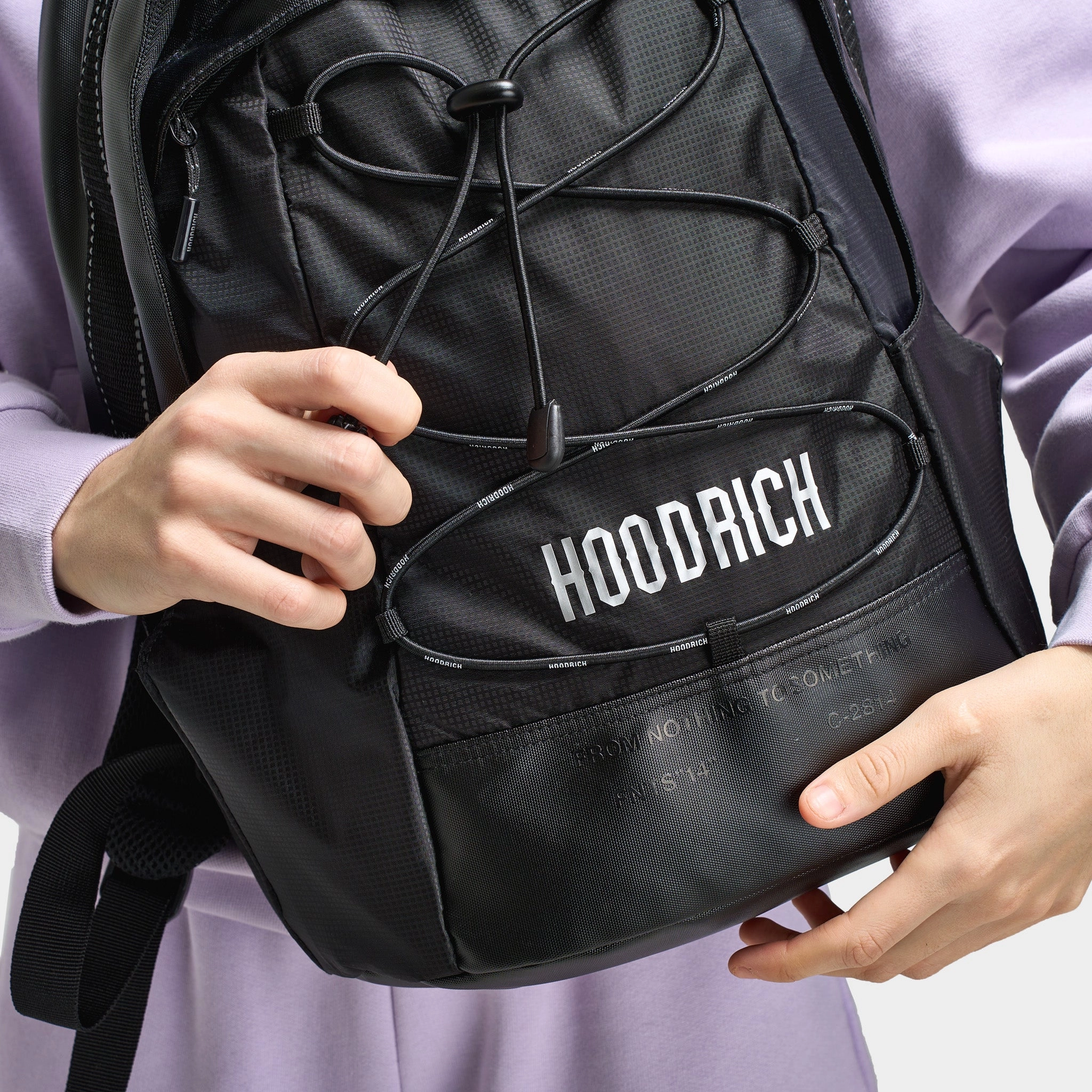 Hoodrich Peak Backpack Black / White - Reflective