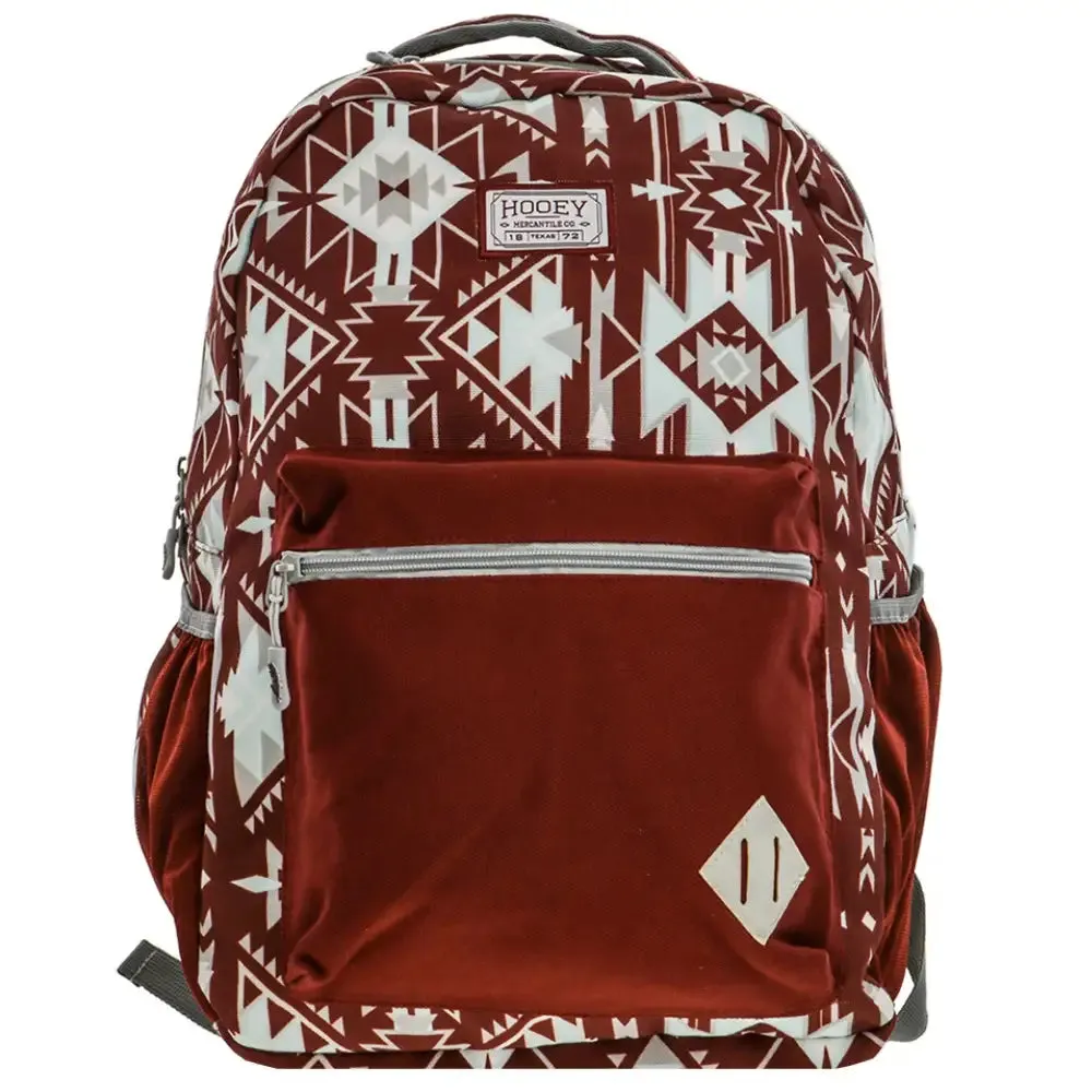 HOOey Recess Aztec (Burgundy) - Backpack