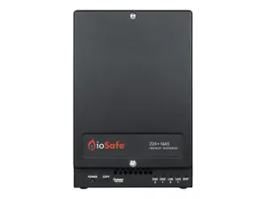 ioSafe 224  - NAS server - 2 bays - 16 TB - HDD 8 TB x 2 - RAID RAID 0, 1, JBOD - Gigabit Ethernet - iSCSI support - TAA Compliant 72240-3840-1530