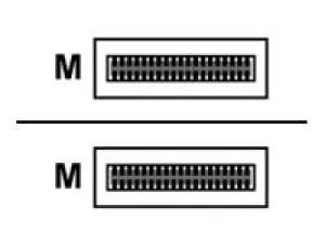 Lenovo - 100GBase-CU direct attach cable - QSFP28 to QSFP28 - 10 ft - passive - for ThinkSystem NE10032 RackSwitch, NE2572 RackSwitch, 7Z57A03562