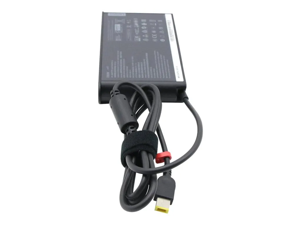 Lenovo - Power adapter - 230 Watt - India - for ThinkPad Thunderbolt 3 Workstation Dock, Thunderbolt 3 Workstation Dock Gen 2 02DL143
