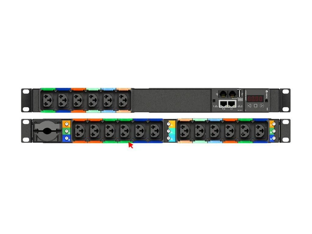 Lenovo - Power distribution unit (rack-mountable) - switched and monitored - AC 200-240/346-415 V - 3-phase WYE (star) - Ethernet 4PU7A81117
