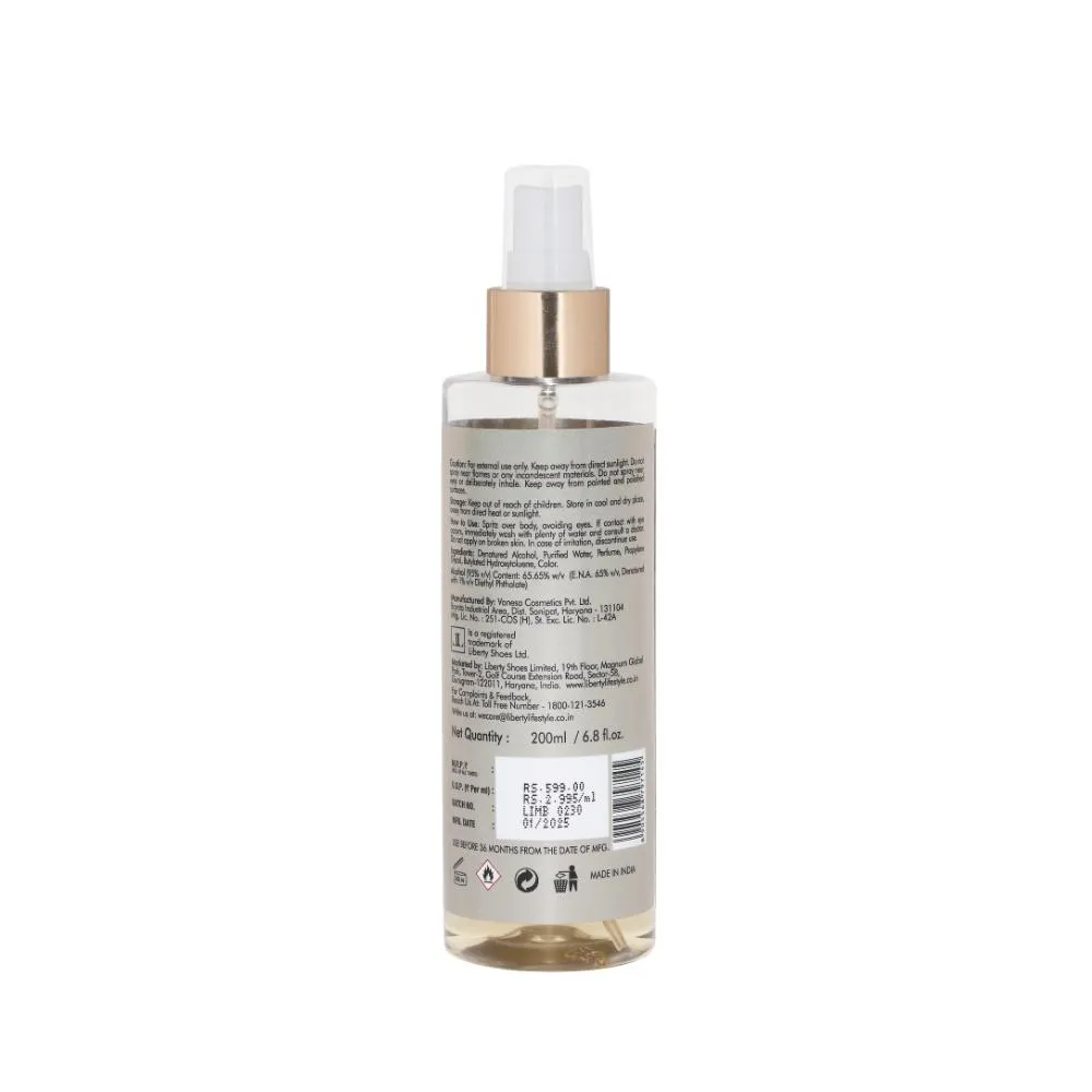 Liberty Luxury Impules Body Mist for Men & Women Long Lasting Aquatic Fragrance Travel Friendly Perfume Body Spray Crafted in France 200ml