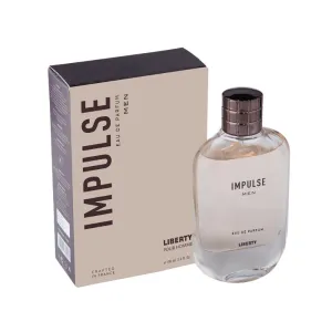 Liberty Luxury Impulse Perfume for Men (100ml/3.4Oz), Eau De Parfum (EDP), Crafted in France, Long Lasting Smell, Citrus & Spicy notes.
