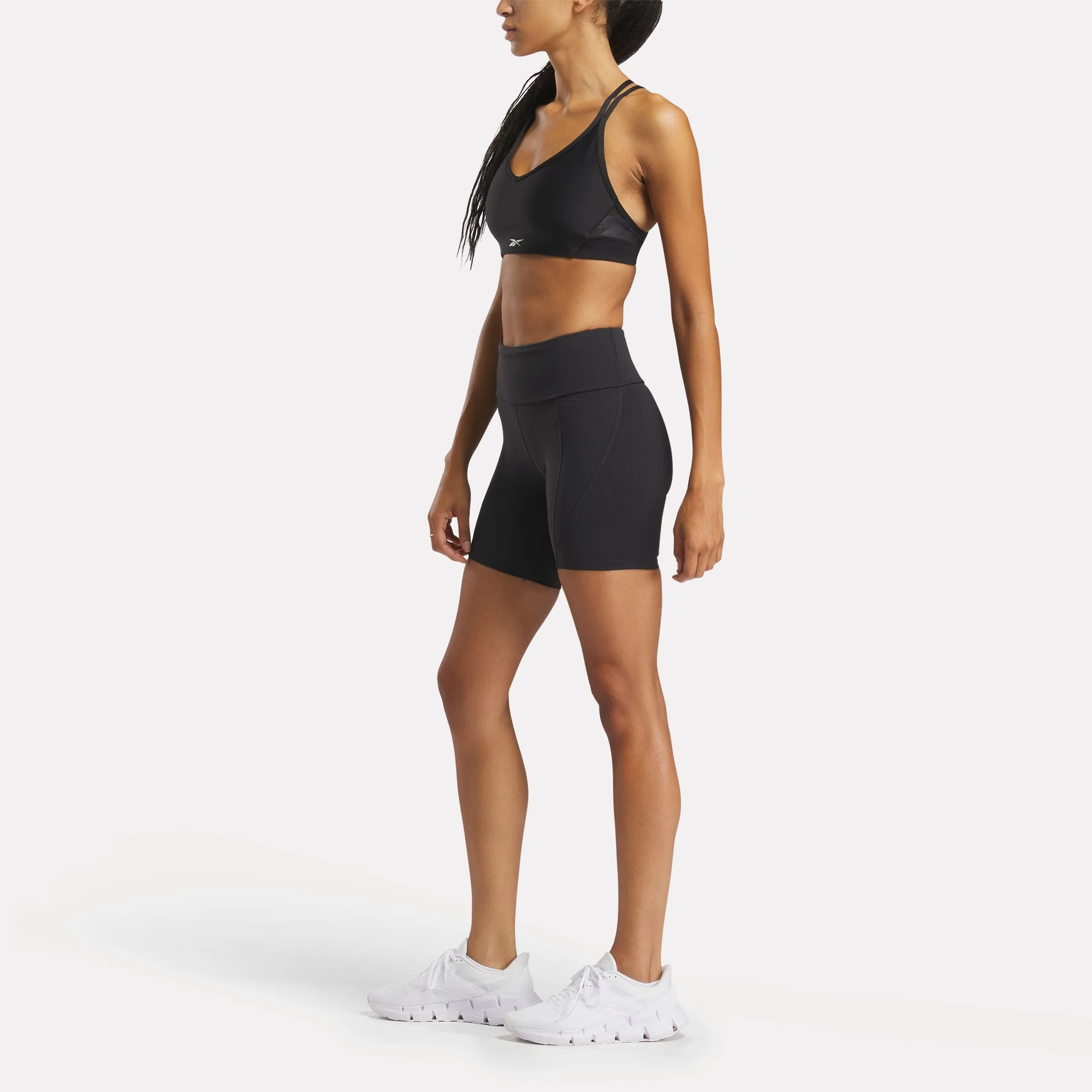 Lux High Rise Bike Short Black