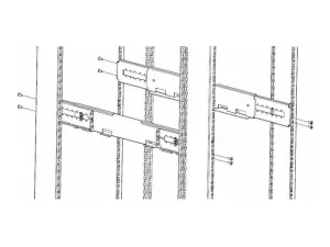N1C - Rack shelf mounting kit - 2U 10-500806