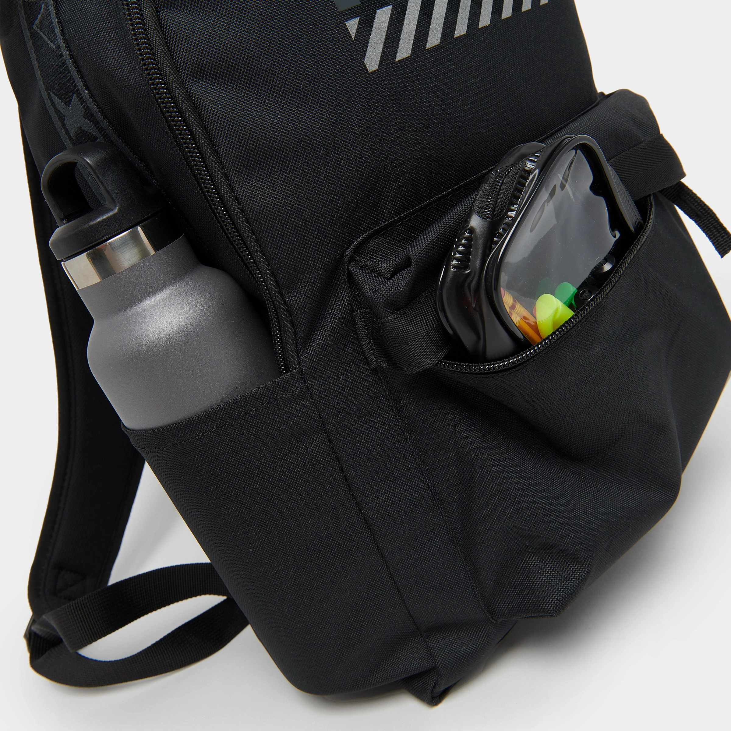 Nike Heritage Backpack (25L) Black / Black - Reflective Silver