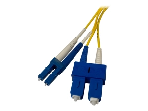 Ortronics Infinium Ultra - Patch cable - LC single-mode to SC single-mode - 3 m - fiber optic - duplex - OS2 - OFNP - plenum L3-0102B2JYD1003M