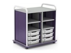 Paragon A&D Crossfit Storage - Trolley - 20 drawers - 4 shelves - 16 gauge tubular steel, TFM CFD60OF17CO-918OZO