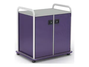 Paragon A&D Crossfit Storage - Trolley - 6 drawers - 4 shelves - 2 doors - 16 gauge tubular steel, TFM - frost, lello, wisdom CFD30WD17CO-918YZY