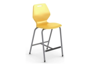 Paragon A&D Ready - Stool - injection molded polypropylene - orangesicle READY4LST25-XT