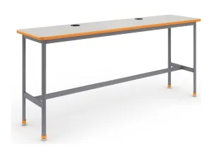 Paragon Chargebar - Standing desk - frost - orangesicle base CHARGEBAR-722442-918XZX