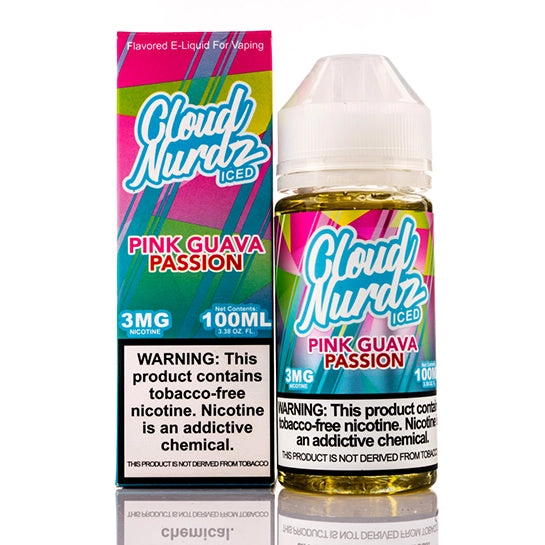 Pink Guava Passion Iced - Cloud Nurdz E-Juice (100 ml)
