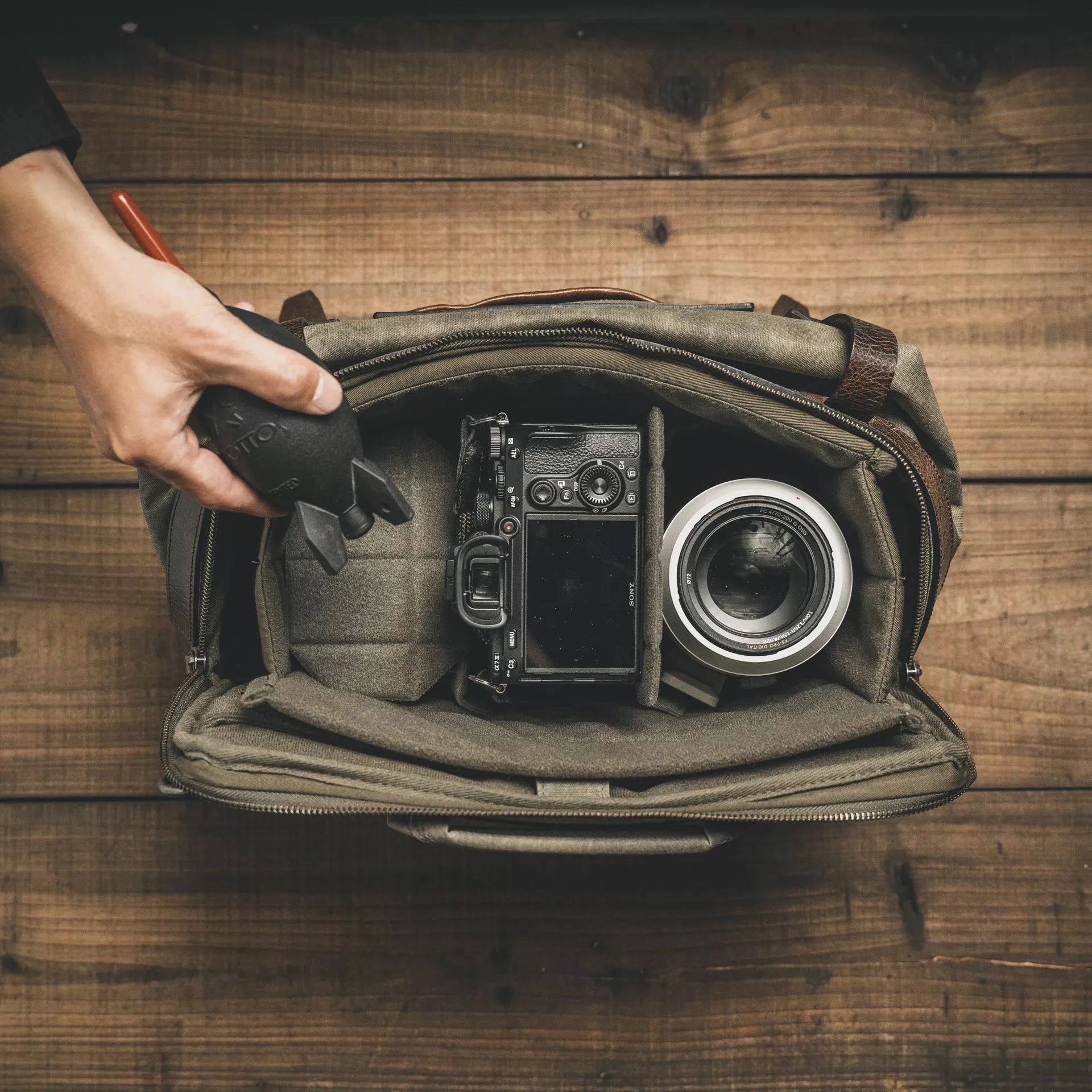 Quick-Draw Camera Insert (For Lightning Rider) | Olive Green