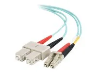 Quiktron Value Series - Patch cable - LC multi-mode (M) to SC multi-mode (M) - 8 m - fiber optic - duplex - 50 / 125 micron - 852-L42-026HK