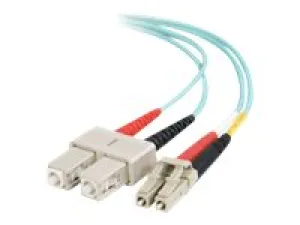 Quiktron Value Series - Patch cable - LC multi-mode (M) to SC multi-mode (M) - 8 m - fiber optic - duplex - 50 / 125 micron - 852-L42-026HK