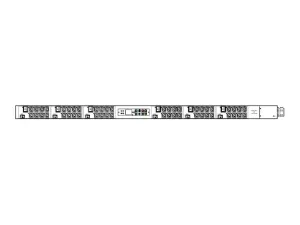 Raritan PX3-5969U-O1V2 - Power distribution strip (rack-mountable) - 40A - AC 208 V - 14400 VA - 3-phase delta - RS-232, USB,