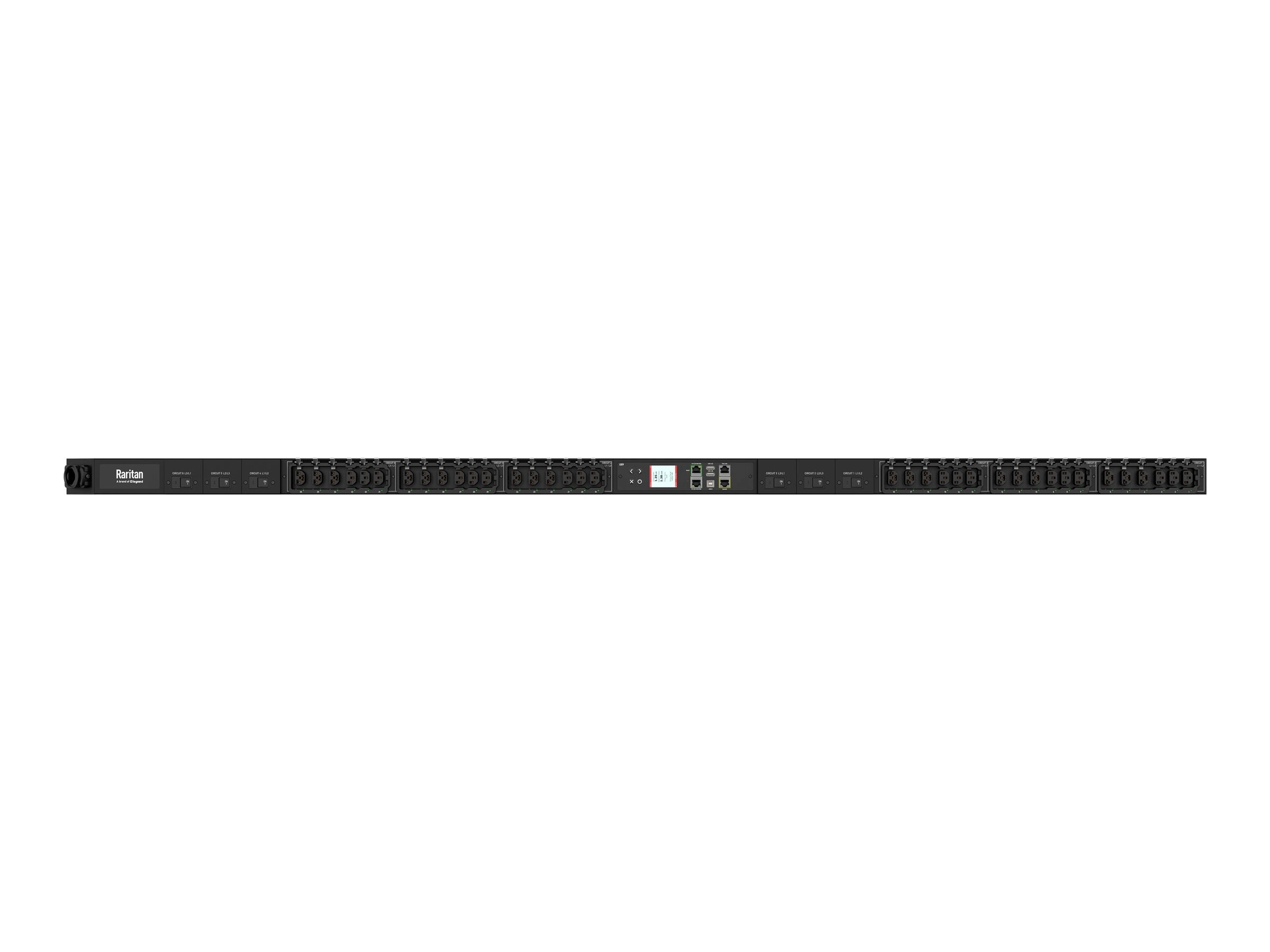 Raritan PX4-532AI3-E7V2 - Power distribution strip (rack-mountable) - AC 208 V - 17300 VA - 3-phase delta - RS-232, USB, Ethernet