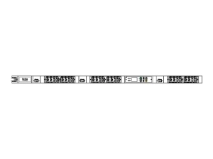 Raritan PX4-5546-E7 - Power distribution unit (rack-mountable) - AC 208 V - 8600 VA - 3-phase delta - RS-232, USB, Ethernet 10/100/1000