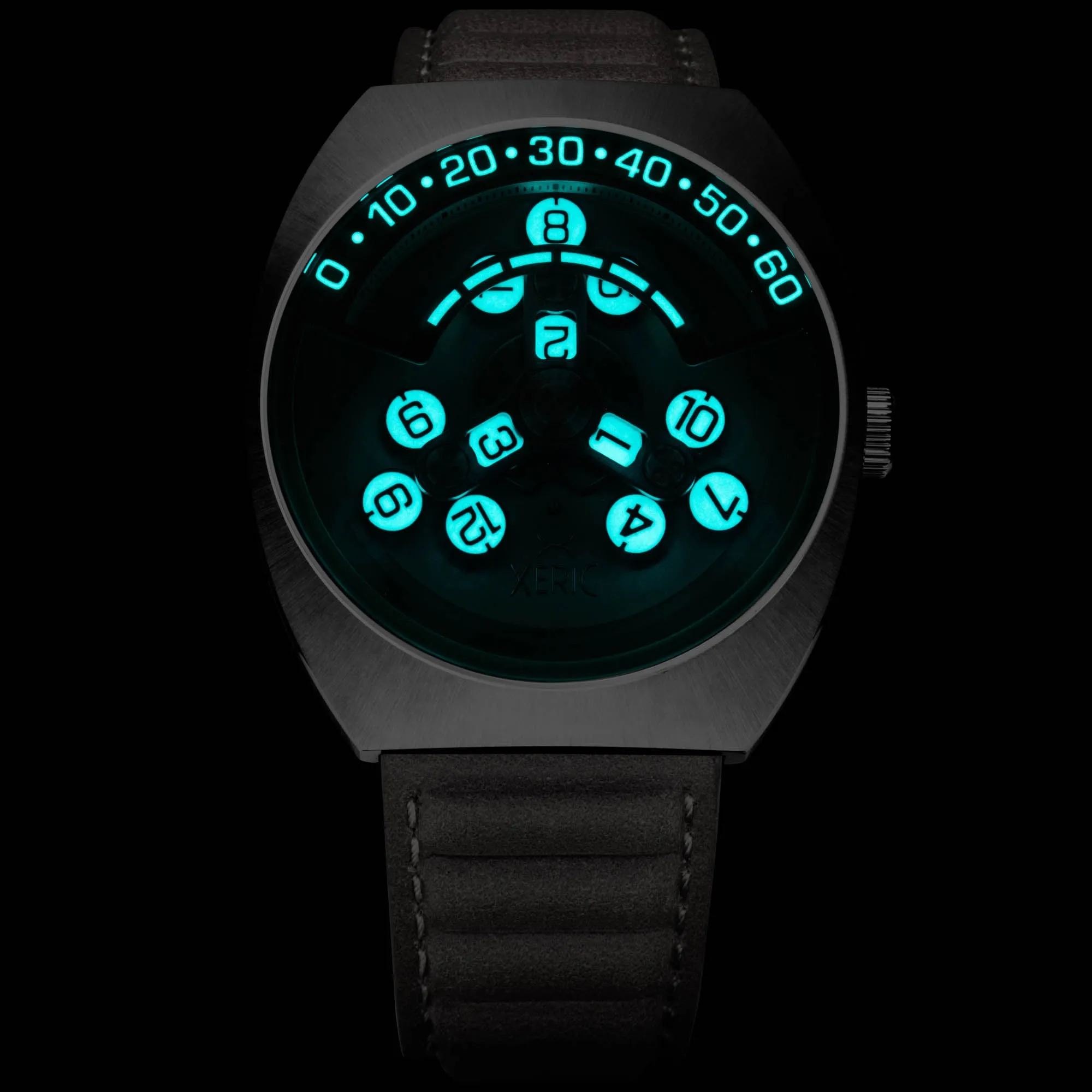 Scrambler Automatic Wandering Hour Aqua Gray