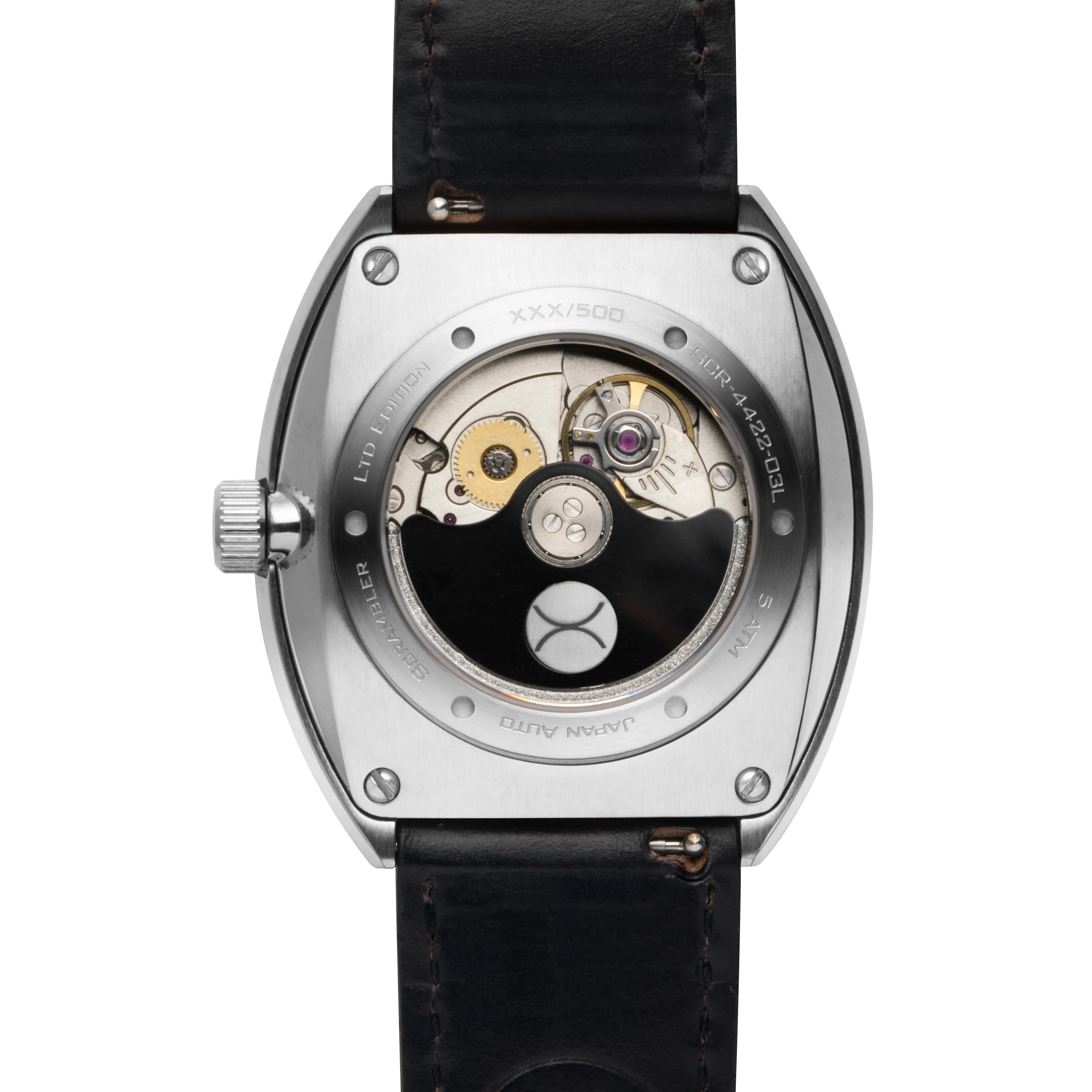 Scrambler Automatic Wandering Hour Silver Black Red