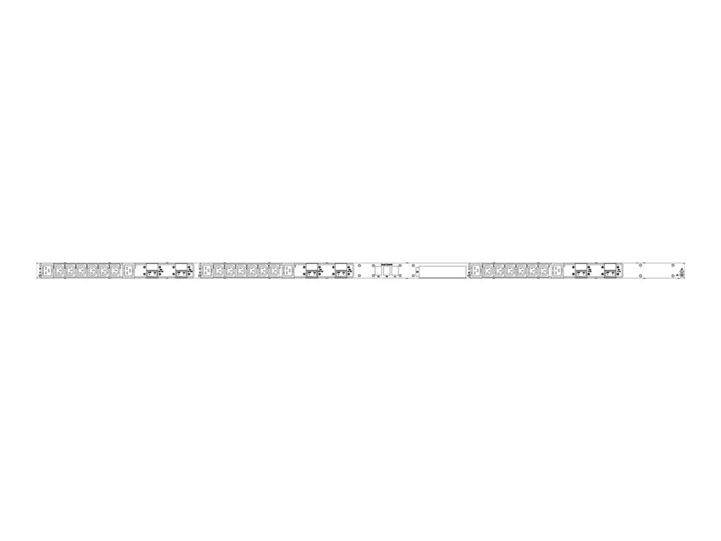 Server Technology PRO1 Switched POPS PDU - Primary - power distribution unit (rack-mountable) - AC 208 V - 17.3 kW - 3-phase C1WG24VT-DQBA54F2