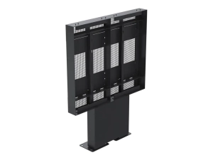 SpacePole - Stand - side-by-side - for 2 flat panels - outdoor enclosure, double - metal - gray - screen size: 55 - floor mountable" SPDS3002-105