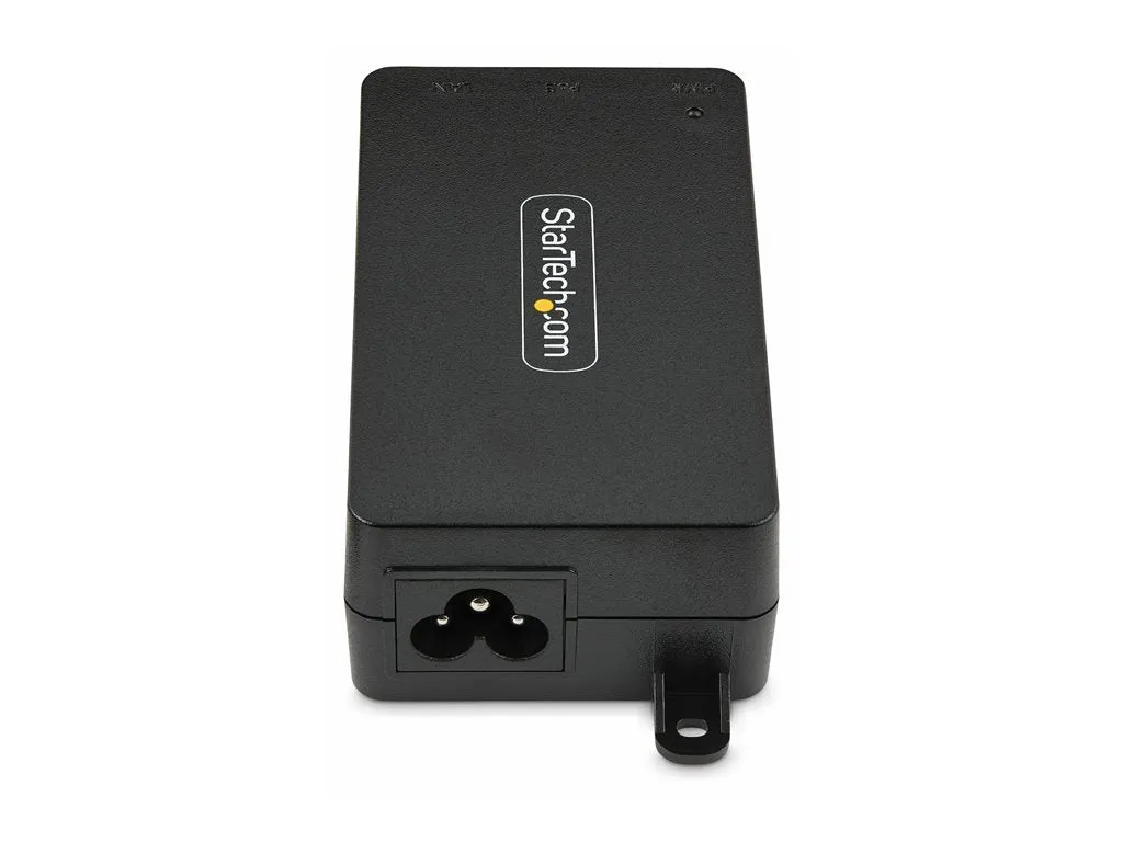 StarTech.com 1-Port 10Gbps PoE   Injector, 60W, PoE   (802.3af/at/bt) - PoE injector - unmanaged inline - AC 100-240 V - 60 Watt AF31XC-POE-INJECTOR